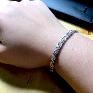 T. W. Diamond Tennis Bracelet